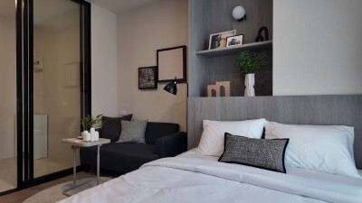 ออริจิ้น ปลั๊ก & เพลย์ นนทบุรี สเตชั่น / 🔸1 ห้องนอน เพดานสูง 2.6 เมตร 🔸ชั้น 11 ตำแหน่ง 35