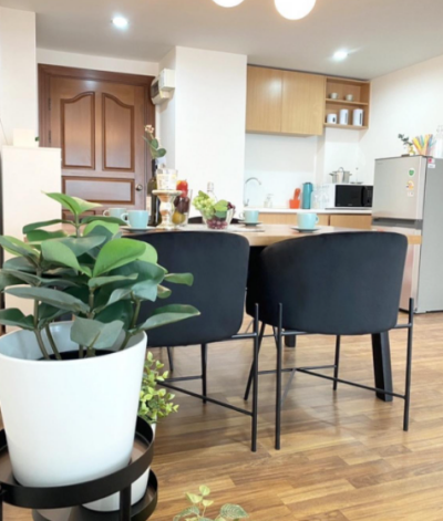 พีจี พระรามเก้า คอนโดมิเนียม / 🛋 ห้องใหญ่ 60 ตร.ม.  1 ห้องนอน