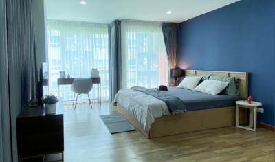 พีจี พระรามเก้า คอนโดมิเนียม / 🛋 ห้องใหญ่ 60 ตร.ม.  1 ห้องนอน