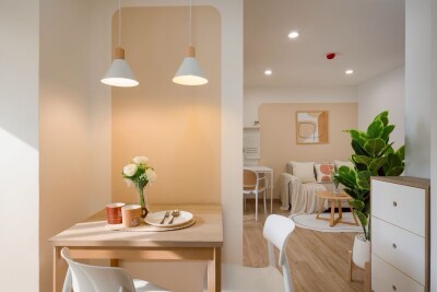 เอ พลัส 2 รัตนาธิเบศร์ / แบบ 1 ห้องนอน 1 ห้องน้ำ  ชั้น 2  ขนาด 29.23 ตร.ม.