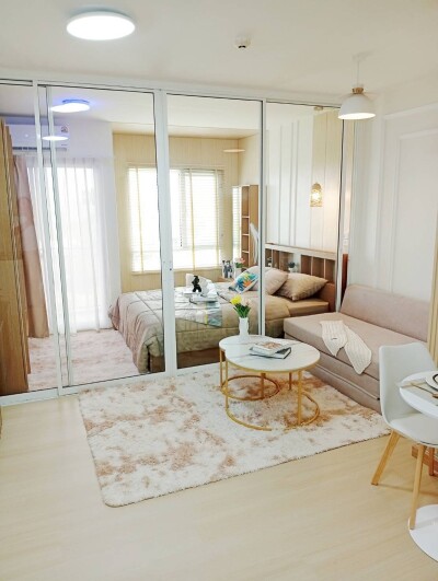 ไอริส แอเวนิว อ่อนนุช – วงแหวน / 🛏 1 ห้องนอน ขนาด 28 ตร.ม. 📍 ชั้น 7 อาคาร 4-5
