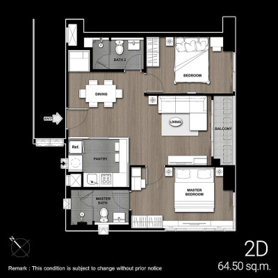 อัปเดตล่าสุด 25/10/67 : เออร์บาโน่ ราชวิถี / 65 ตร.ม.  ชั้น 16-21