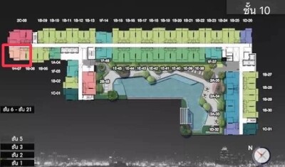เดอะ พาร์คแลนด์ เพชรเกษม – ท่าพระ / 40.83 ตร.ม. ชั้น 10-15