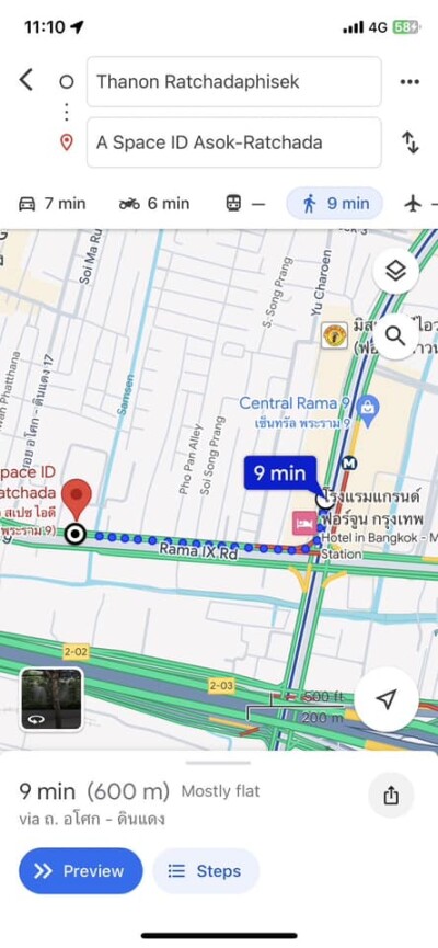 อัปเดตล่าสุด 9/1/68 : เอ สเปซ ไอดี อโศก - รัชดา / ชั้น 8 ห้อง 33 ตรม.-7