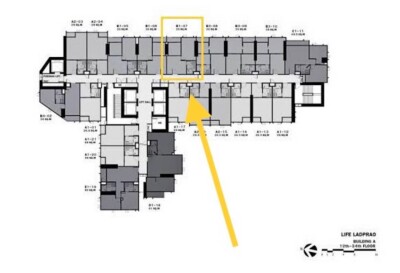 ไลฟ์ แอด ลาดพร้าว 18 / 35.9 ตรม. ชั้น 15 ตึก A-9