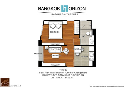 อัปเดตล่าสุด 24/11/67 : แบงค์คอก ฮอไรซอน รัชดา - ท่าพระ / ห้องมุม 32.4 ตรม.  ชั้น 7-11