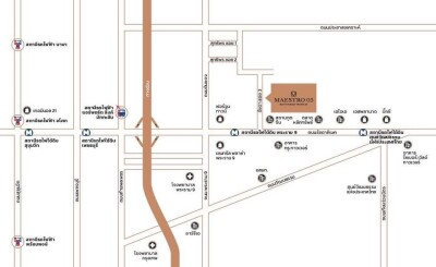 อัปเดตล่าสุด 05/02/68 : มาเอสโตร 03 รัชดา - พระราม 9 / 29 ตร.ม. ตึก A ชั้น 8-10