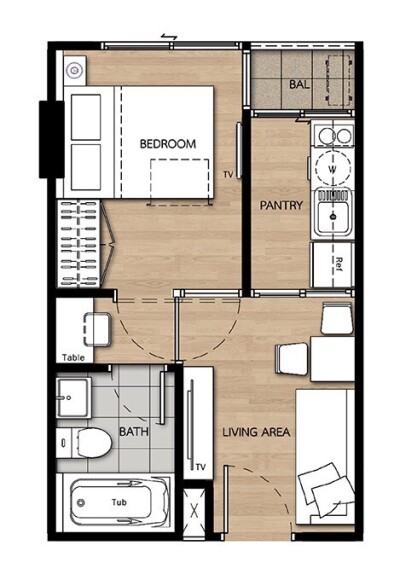 พอส สุขุมวิท 103 / 26 ตร.ม .-6