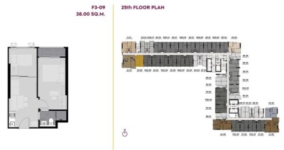เลอ ริช แอท พระราม 3 / ขนาด 32.27 ตร.ม. ชั้น 15-18