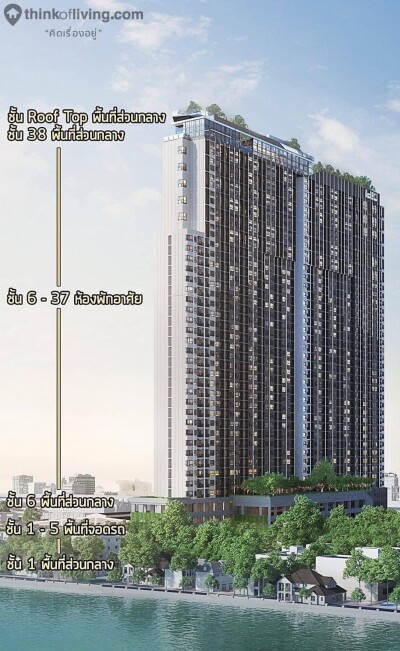 ไอดีโอ จรัญฯ 70 - ริเวอร์วิว / 31.15 ตร.ม.-26