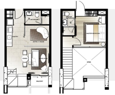 ไฮด์ สุขุมวิท 11 / ชั้น : 22 พื้นที่ : 63.12 ตร.ม.-7