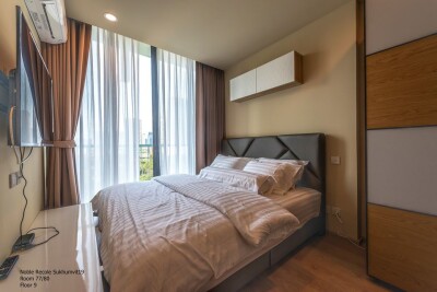 อัปเดตล่าสุด 2/5/2568 :โนเบิล รีโคล สุขุมวิท 19 / ห้องหมายเลข 77/80 ชั้น 9 ขนาดพื้นที่ห้อง 62.22 ตารางเมตร ขนาด 2 ห้องน-4