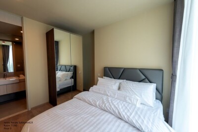 อัปเดตล่าสุด 2/5/2568 :โนเบิล รีโคล สุขุมวิท 19 / ห้องหมายเลข 77/80 ชั้น 9 ขนาดพื้นที่ห้อง 62.22 ตารางเมตร ขนาด 2 ห้องน-6