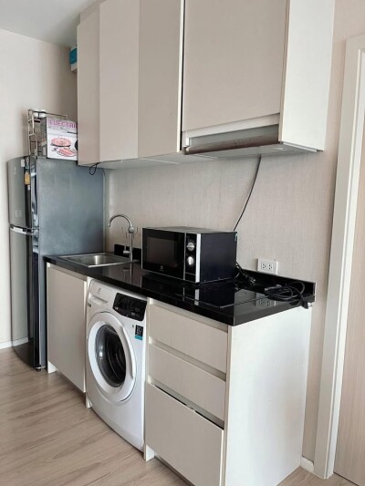 แอมเบอร์ บาย อีสเทิร์น สตาร์ / 1 ห้องนอน 35 ตรม. คอนโดติดรถไฟฟ้า MRT-7