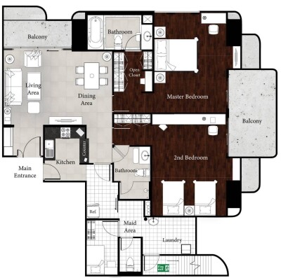 อัปเดตล่าสุด 2/5/2568 : ปิยะทิพย์ เพลส / 🔹 ขนาด: 173 ตรม. ชั้น 12A ยูนิต 2112A2)-11