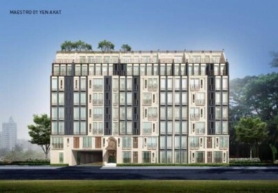 มาเอสโตร 01 เย็นอากาศ / ✅ พื้นที่ : 70.82 ตร.ม. 2 ห้องน้ำ 2 ห้องนอน  Pet friendly ชั้น 2 วิวถนนทิศใต้-5