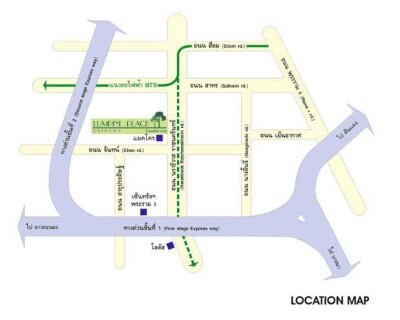 ลุมพินี เพลส สาทร / ขนาด 30 ตร.ม. อยู่ชั้น 2 วิวสวน-8