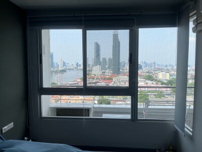 ริเวอร์ เฮเว่น (เจริญกรุง 76/1) / 📍 ห้องมุม ชั้น 17 | วิวเอเชียทีค | ขนาดประมาณ 63 ตร.ม. (รวมระเบียง)