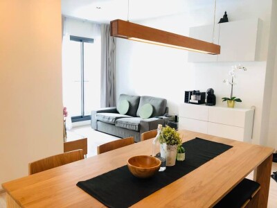 ริธึ่ม รางน้ำ / 📍 ขนาด 57 ตร.ม. 🛏 2 ห้องนอน | 🚿 2 ห้องน้ำ