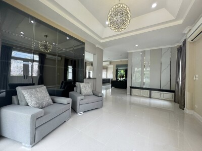 หมู่บ้านเพอร์เฟคมาสเตอร์พีซ เดอะเมโทรพระราม 9  / 🏠 พื้นที่ใช้สอย: 288 ตารางเมตร 🏡 บ้านเดี่ยวหน้าบ้านหันทิศใต้ อยู่สบาย