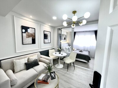 อัพเดตล่าสุด 21/7/2658 : ลุมพินีเซ็นเตอร์ นวมินทร์ (แฮปปี้แลนด์ เฟส 5) / 🌟 1 ห้องนอน 1 ห้องน้ำ 1 ห้องครัว 🌟 อาคาร B ชั-3