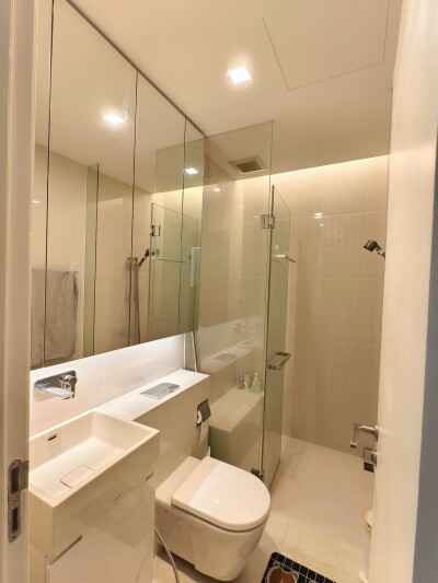 อัพเดทล่าสุด 21/7/2568 : เดอะ เซนต์ เรสสิเด้นเซส / 📐 ขนาด 55 ตร.ม. | ห้องมุม อาคาร B ชั้น 38-18