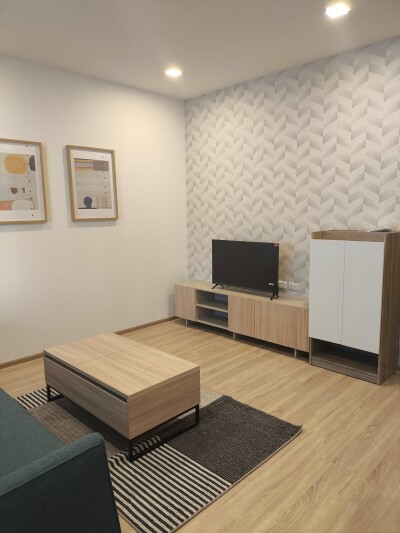 อัพเดทล่าสุด 26/7/2568 : เอ็กซ์ที พญาไท / 📌 ขนาด 46.25 ตร.ม. | 1 ห้องนอน | ตกแต่งครบ-2