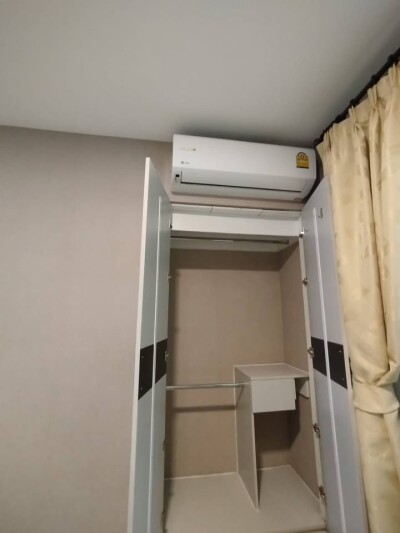 ให้เช่า: เลสโต คอนโด สุขุมวิท 113 ห้องสตูดิโอ (Studio) 27 ตารางเมตร ชั้น 1 ห้องครัวปิดแยก ใกล้ BTS สำโรง-7