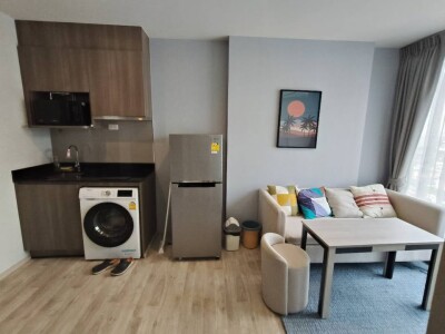 ให้เช่าคอนโด IDEO MOBI EASTPOINT บางนา 1  ห้องนอน  1 ห้องน้ำ ห้องใหม่ พร้อมเข้าอยู่ ขนาด 36.5 ตารางเมตร บนชั้น 26-13