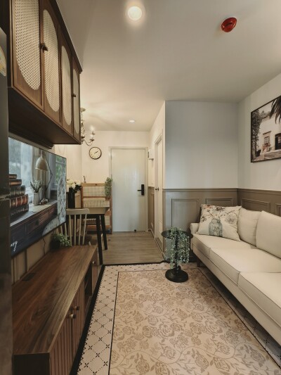 ให้เช่าคอนโด Regent Home Bangna 1 ห้องนอน  ขนาด 28 ตารางเมตร อาคาร D, ชั้น 7, วิวสระว่ายน้ำ ห่างจาก BTS บางนา เพียง 400-2