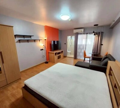 โครงการ: ซิตี้โฮม สุขุมวิท (City Home Sukhumvit) 1 ห้องนอน (แยกห้องครัว) ขนาด: 30 ตารางเมตร ชั้น: 5-1