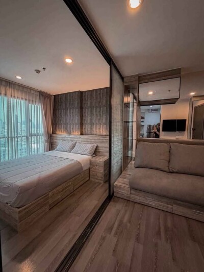 ให้เช่าห้อง โครงการ เดอะ เบส พาร์ค เวสต์ สุขุมวิท 77 (The Base Park West Sukhumvit 77) 1 ห้องนอน 1 ห้องน้ำ ขนาด 27 ตรม.-2