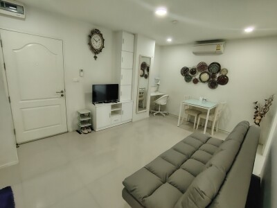 ให้เช่า/ขายคอนโด Kensington แบริ่ง 12 ใกล้ BTS แบริ่ง ห้องมุม ขนาด 47 ตร.ม., ชั้น 4 2 ห้องนอน, 1 ห้องน้ำ-1