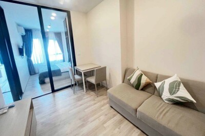 ให้เช่า คอนโด นิช โมโน เมกะ สเปซ บางนา / Niche MONO Mega Space Bangna ขนาด 31 ตร.ม.ชั้น 25 วิวสระ 1 ห้องนอน 1 ห้องน้ำ-1