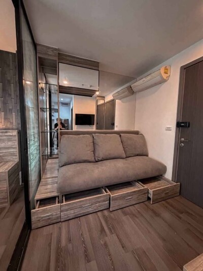 ให้เช่าห้อง โครงการ เดอะ เบส พาร์ค เวสต์ สุขุมวิท 77 (The Base Park West Sukhumvit 77) 1 ห้องนอน 1 ห้องน้ำ ขนาด 27 ตรม.-1