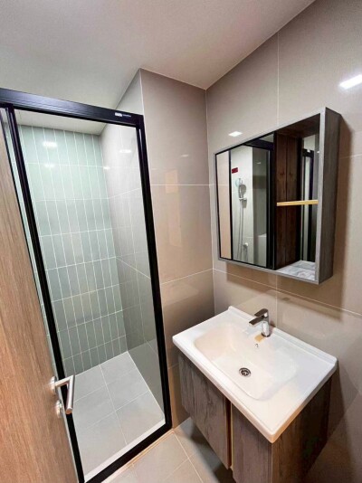 ให้เช่า คอนโด เดอะ มูฟ บางนา / The MUVE Bangna อาคาร A, ชั้น 7 (วิวสระว่ายน้ำ)  ขนาด 26 ตารางเมตร  1 ห้องนอน, 1 ห้องน้ำ-7