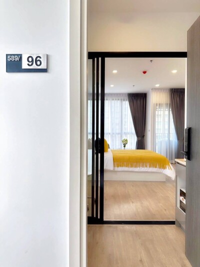 ให้เช่า เดอะริช พระราม 9-ศรีนครินทร์ (The Rich Rama 9 - Srinakarin) ห้องใหม่ ขนาด: 26 ตร.ม. ชั้น 12-7