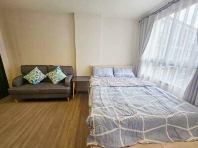 ให้เช่า คอนโด เดอะ มูฟ บางนา / The MUVE Bangna อาคาร A, ชั้น 7 (วิวสระว่ายน้ำ)  ขนาด 26 ตารางเมตร  1 ห้องนอน, 1 ห้องน้ำ-2