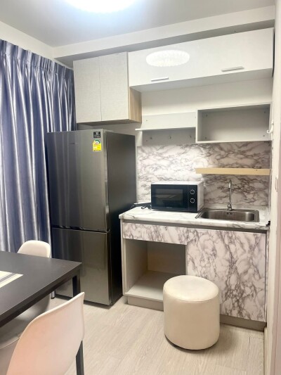 ให้เช่า โครงการพลัมคอนโด รามคำแหง 60 (Plum Condo Ramkhamhaeng 60) 1 ห้องนอน, 1 ห้องน้ำ ชั้น 1, อาคาร E-8