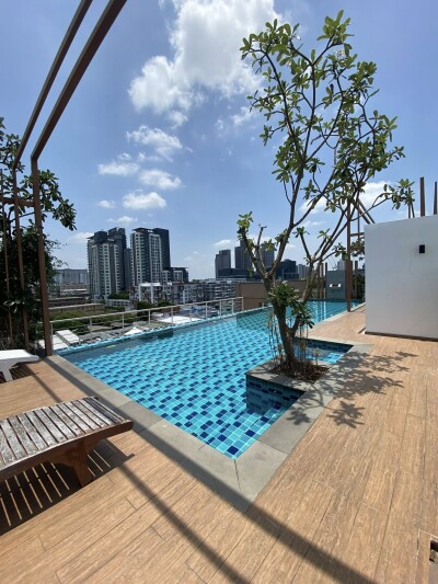 โครงการ ชาโตว์ สกายมูน สุขุมวิท 64 (Chateau Skymoon Sukhumvit 64) 1 ห้องนอน 1 ห้องน้ำ ชั้น 4 มีขนาด 29 ตรม.-10