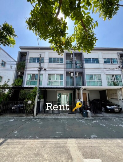 ให้เช่าทาวน์โฮม ลุมพินี ทาวน์ วิลล์ ศรีนครินทร์-แบริ่ง (LUMPINI TOWN VILLE SRINAKARIN – BEARING) 3 ชั้น 3 ห้องนอน-1