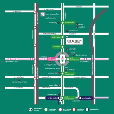 ดิ ออริจิ้น พหลฯ - สะพานใหม่ / ชั้น 4 เลขที่ห้องดี ขนาด 30 ตรม.