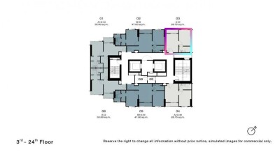 นิว ริเวอร์เรสต์ ราษฎร์บูรณะ / 28.75 ตร.ม.-14