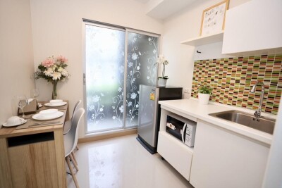 พลัมคอนโด ลาดพร้าว 101 /  23 ตร.ม รีโนเวทใหม่ แถมเฟอร์นิเจอร์