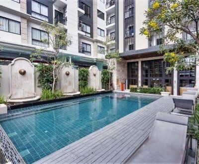 เดอะ เนสท์ สุขุมวิท 22 / ขนาด 33ตรม.  1 นอน  1 น้ำ ชั้น2 วิวเห็นสระว่ายน้ำ ขึ้นลงสะดวก