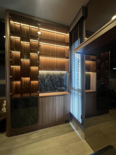 ดิ ออริจิ้น ปลั๊ก แอนด์ เพลย์ รามอินทรา / ห้องแบบ Simplex  ขนาด 33.33 ตร.ม (ขนาดใหญ่สุดชั้นละ1ห้อง)