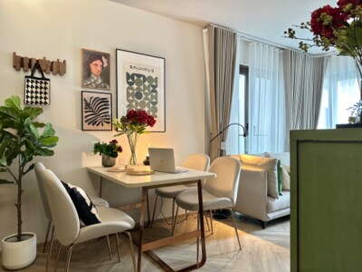 แชปเตอร์ ทองหล่อ 25 /  📏 **ขนาด 58 ตร.ม.** ชั้น 4 อาคาร A-1