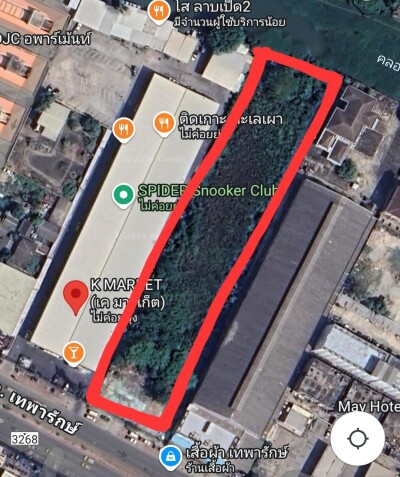 ให้เช่าที่ดินติดถนนใหญ่เทพารักษ์-2