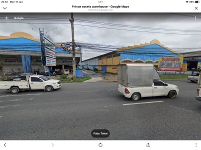 โกดังใหม่ให้เช่า 532 ตารางเมตร@ 120 บ ติดถนนกิ่งแก้ว-7