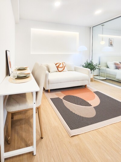 อัปเดตล่าสุด 31/01/68 : รัชดา ซิตี้ คอนโด / ขนาด 33 ตร.ม. ▫️อาคาร C ชั้น 9 (วิวเมือง🏙️)-1